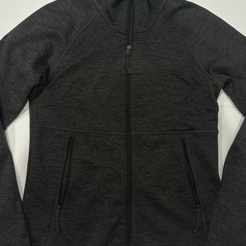 North Face Woman's Medium Dark Grey Fullzip Fleece Jacket